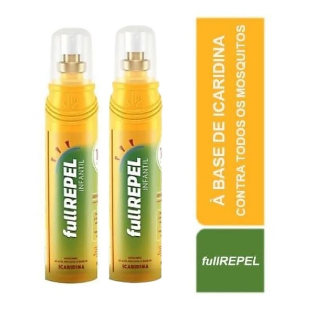 2x Repelente FullRepel Kids- 100ml C/ Icaridina- 10 Horas