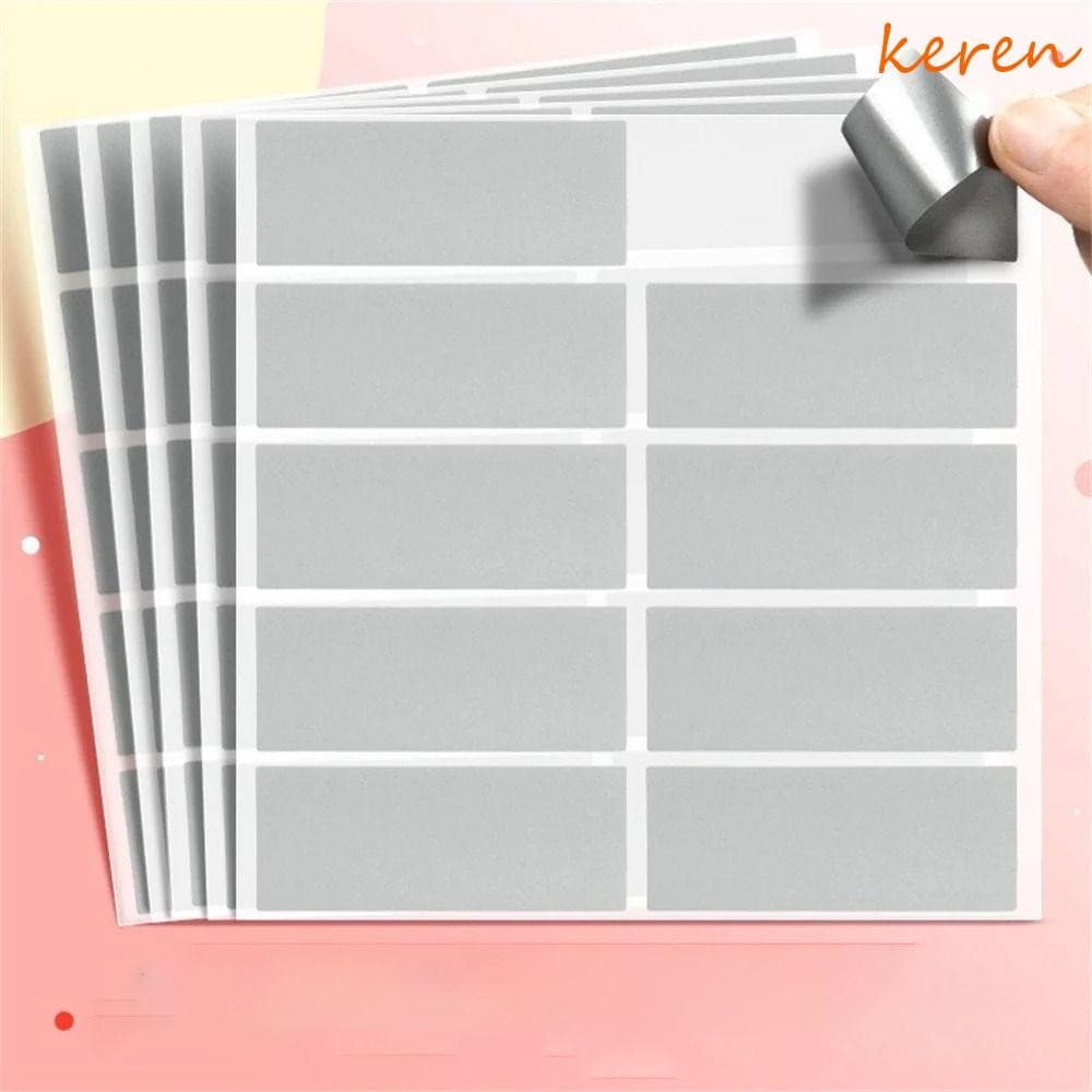 KEREN 100pcs Raspadinha Adesivos , Criativa Rectangular Engraçada Para Crianças