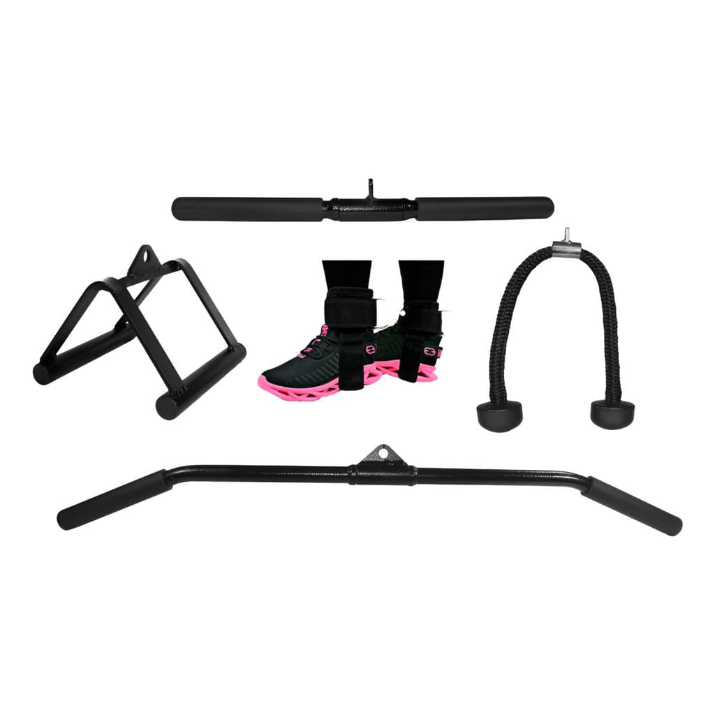 Kit Fitness Hartwit: Barra E Crossover Para Tríceps