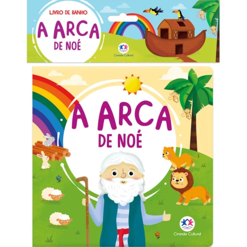 Livro Banho A arca de Noé Ciranda Cultural Crianças
