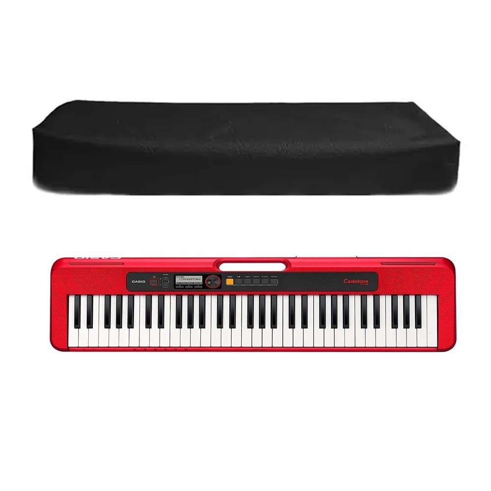 Capa para Teclado Musical CT S200 Preta Impermeável