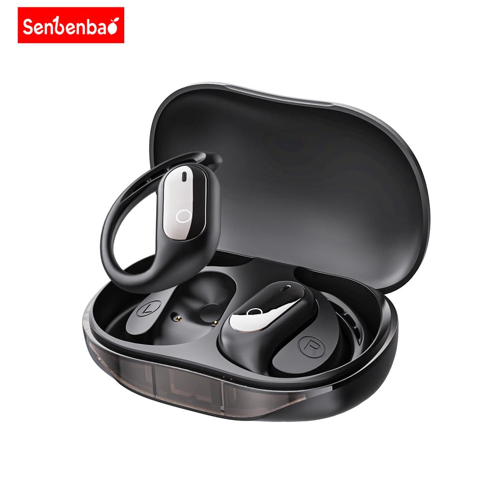 Fones De Ouvido Esportivos Bluetooth Sem Fio Senbenbao XG22 Com Design Ergonômico De Orelha Suspensa