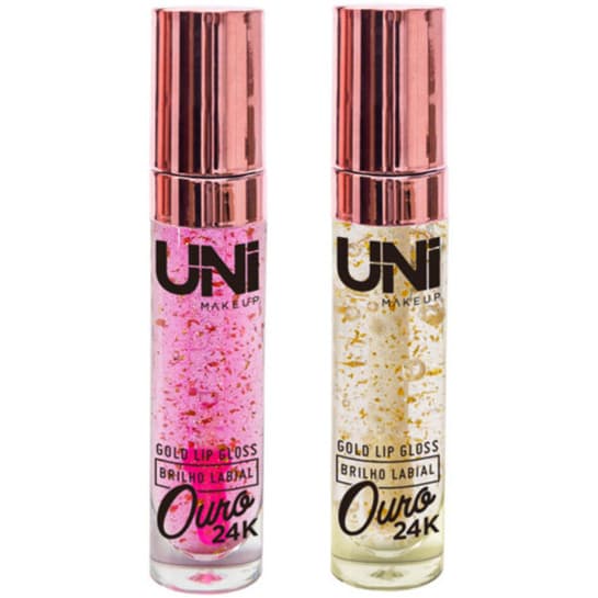 Gloss Hidratante Lip Oil Magic Gold 24k - Uni MakeUp