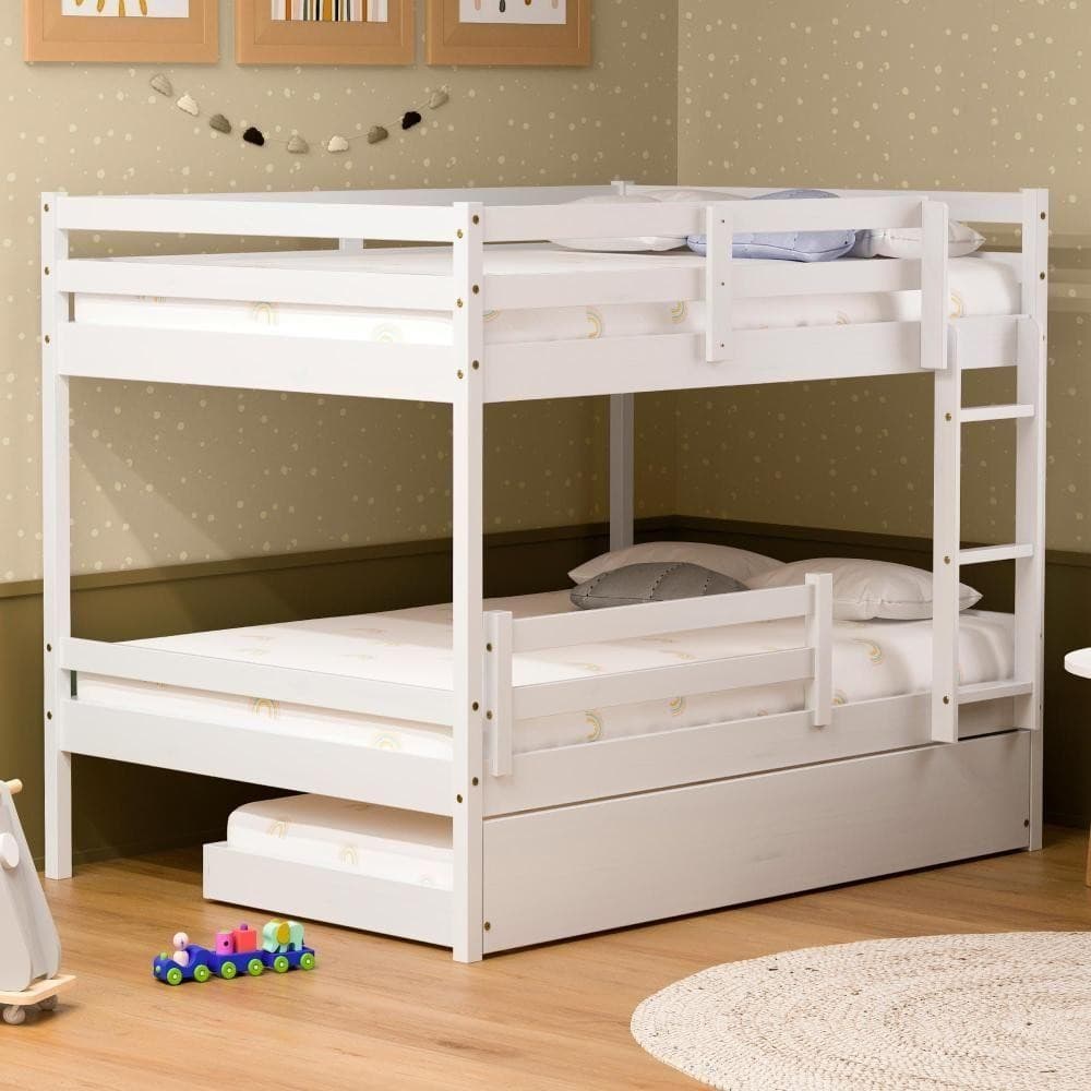 Treliche Casal Slim Grade Proteção Madeira Branco