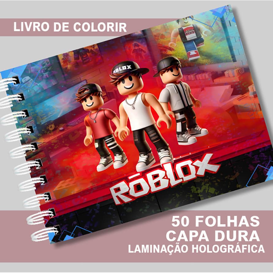 📘 Livro de Colorir Roblox Infantil – Personagens e Desenhos para Crianças