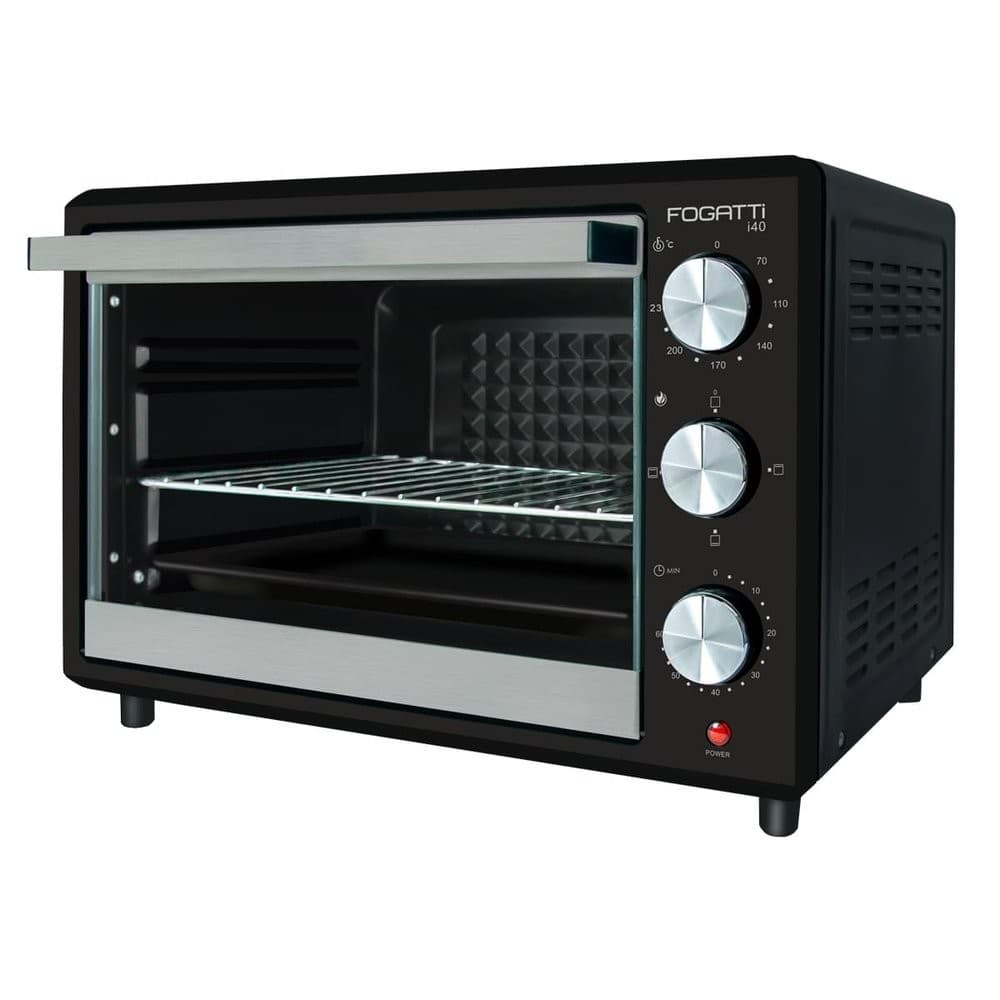 Forno Elétrico de Bancada 40 Litros - i40 - Preto - Fogatti 110V