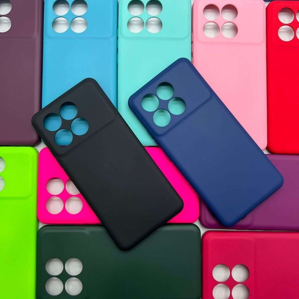 Capa Capinha de Celular - Poco X6 Pro 5g/Redmi K70E 5g  - Xiaomi Silicone Aveludado Capinha Case