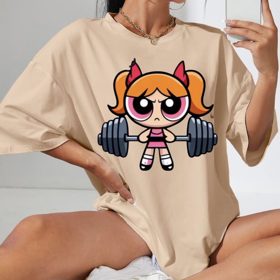 Camiseta Academia Plus Size  Blusa treino Feminina Estampada Maronba