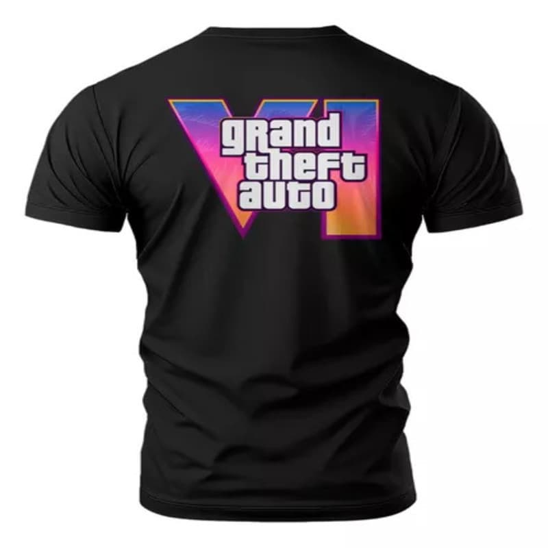 Camiseta Grand Theft Auto Jogo GTA 6 Camisa 100% Algodão Premium Lançamento 2025 Envio Imediato