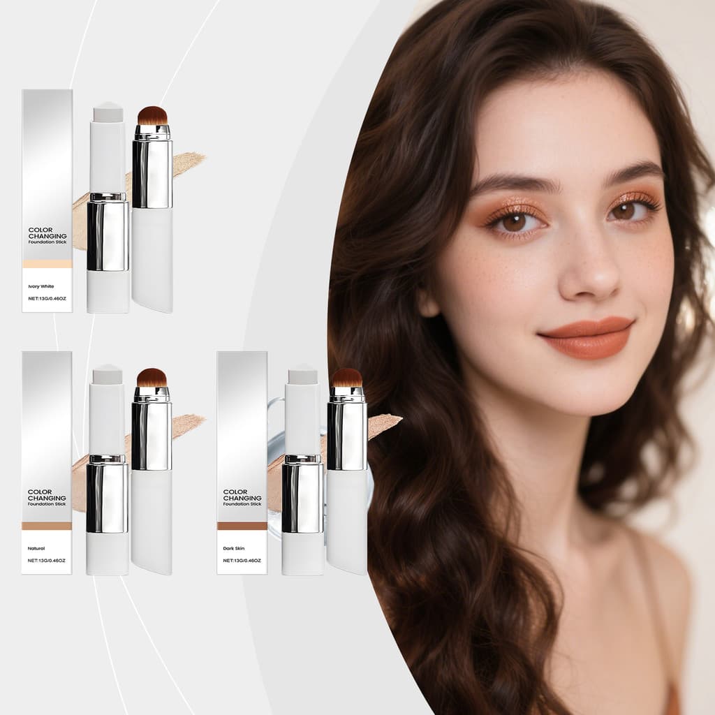 Blanc Cover Cream Stick V White-Base Coreana Que Muda De Cor Com Volufilina-Cobertura Média A Completa Maquiagem Acabame