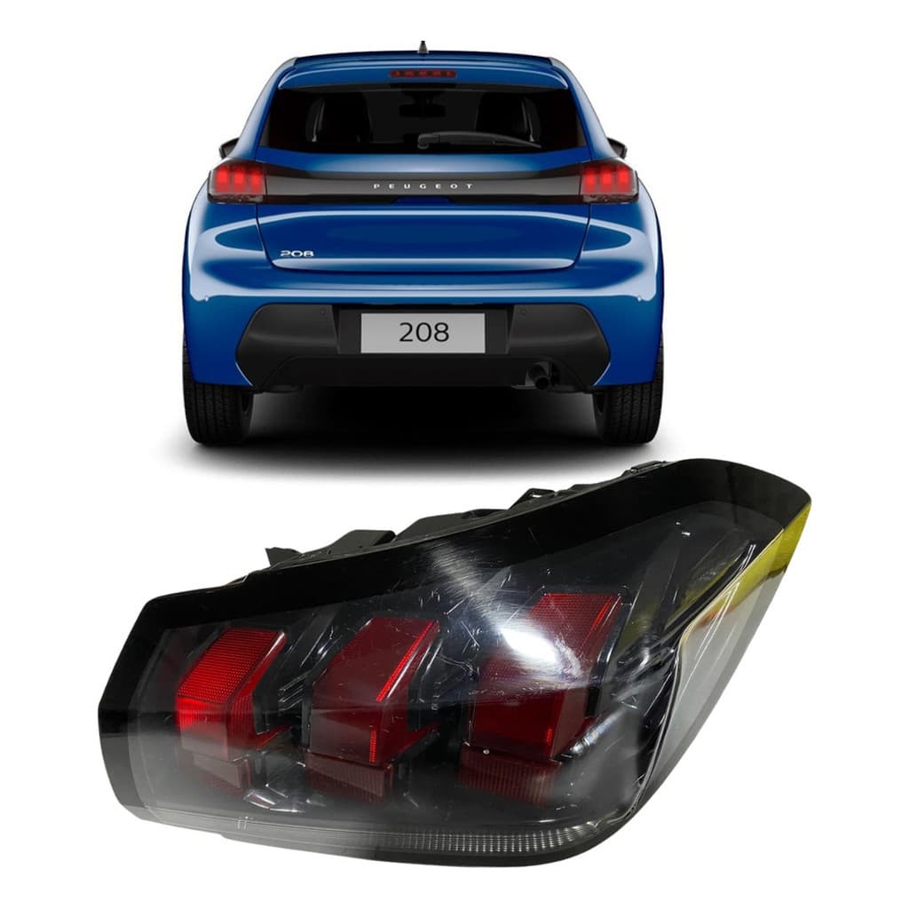 Lanterna Traseira Peugeot 208 21 2022 2023 Direita Original