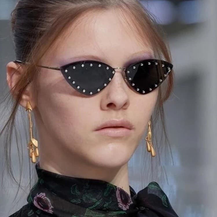 Novo Triângulo Sem Moldura Óculos De Sol Femininos Tendência De Condução Com Estilo Fotografia De Viagem Proteção UV