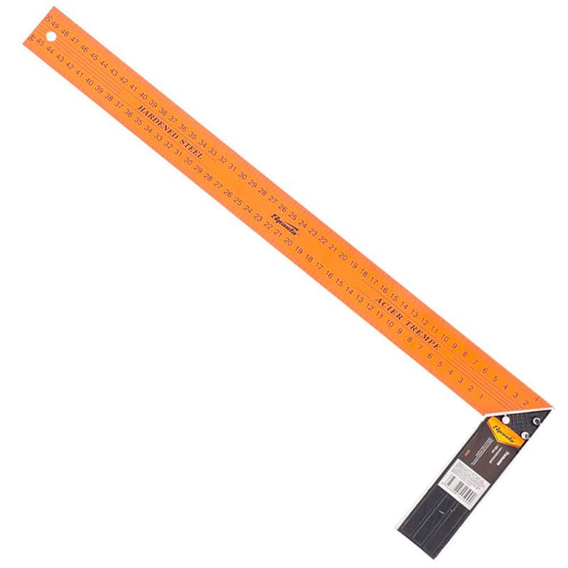 Esquadro Metalico 14" 350mm Cabo de Aluminio Sparta - 3234655