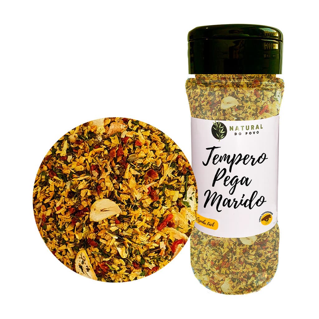 Tempero Importado Premium Pega Marido Qualidade Superior Pote com Dosador 40g