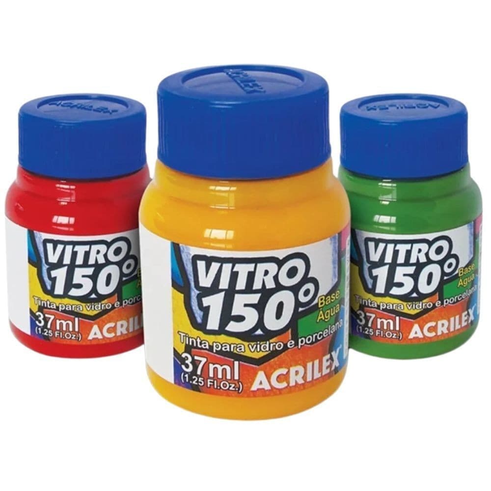 Tinta Vitro 150 Acrilex - Escolha 3 Cores