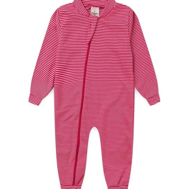 Macacão Ziper Suedine Pink