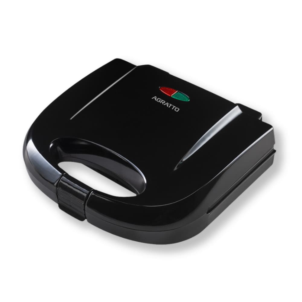 Sanduicheira Misteira Grill Agratto Elétrica Black SA 220v 750w Misto Preta Antiaderente Sanduíches