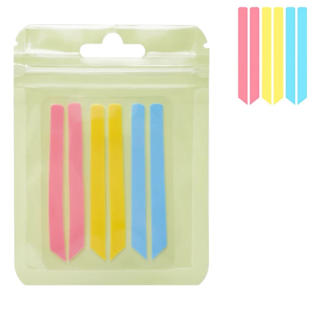 Tiras para Levantamento e Extensão de cilios, Tiras Pad color