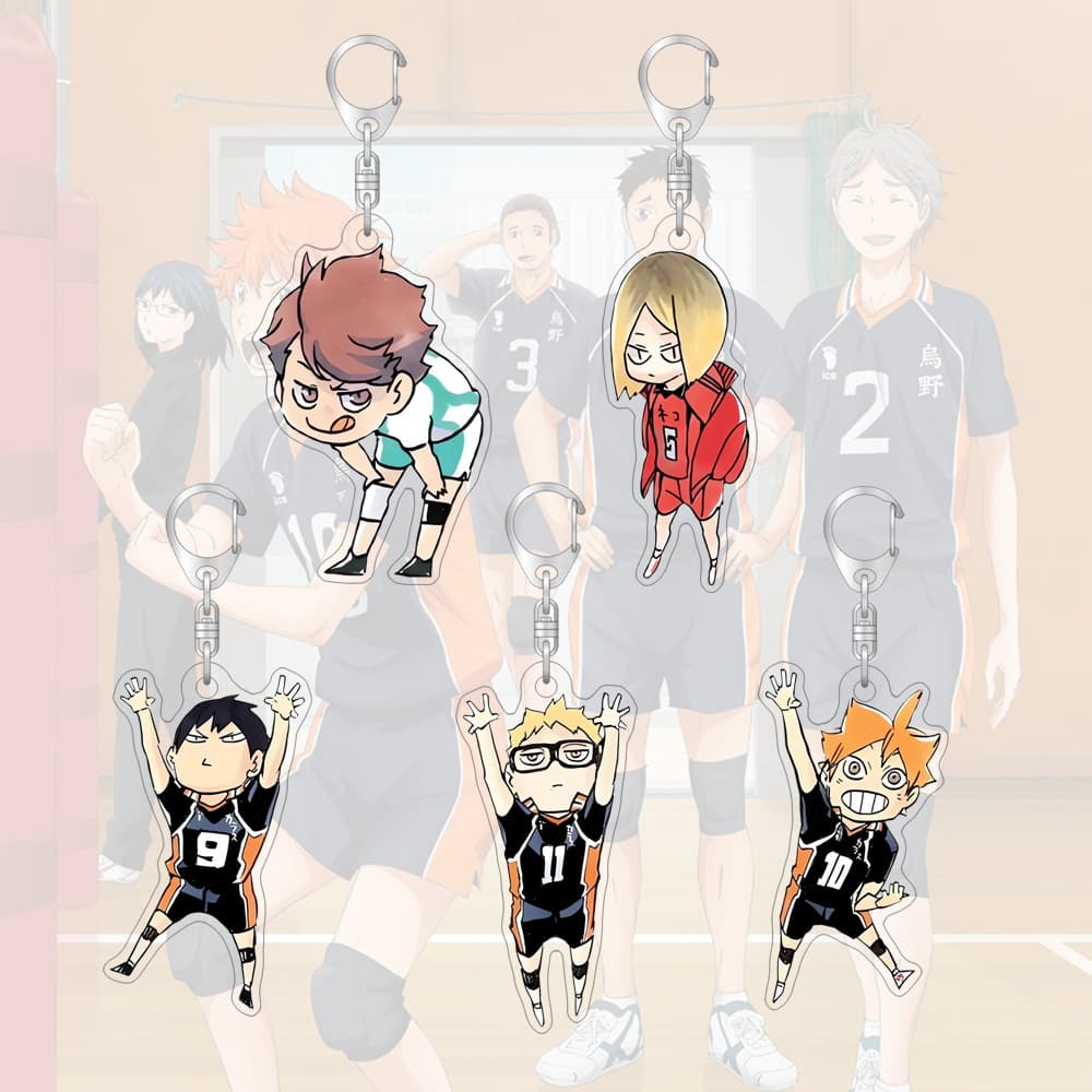 Chaveiro Acrílico De 55 Mm Haikyuu Kenma Caixa Anime Sacos Circundantes Pingente
