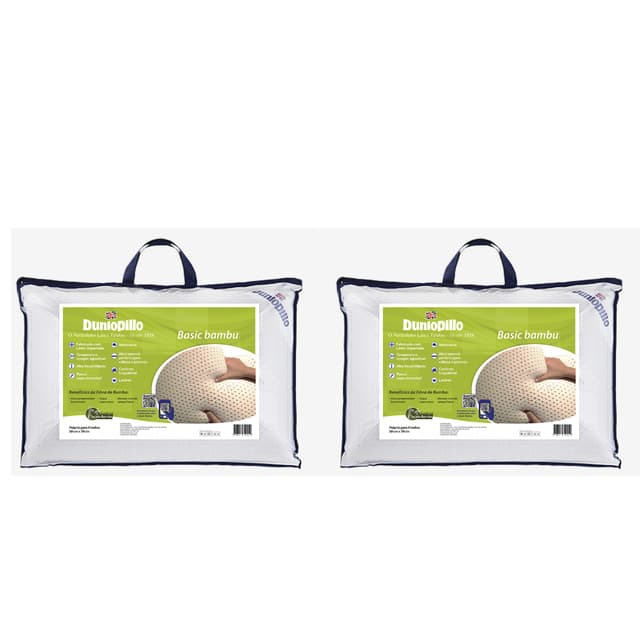 Kit 2 Travesseiros Dunlopillo Basic Bambu