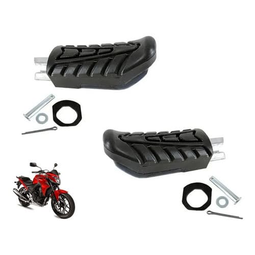 Pedaleira Traseira para moto Cb 500 Cb500F Cb 500x ano 2014-2015 Modelo Cg 160