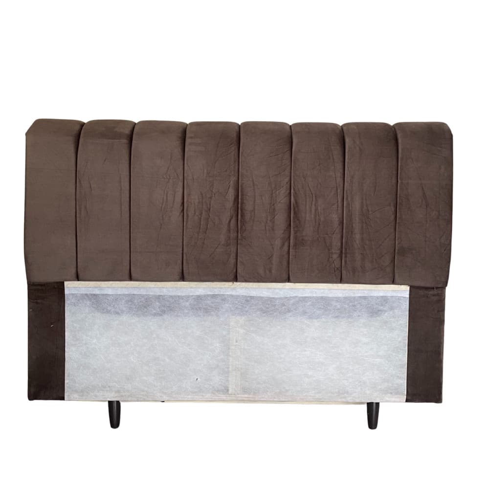 Cabeceira Velutto Solteiro 90cm Suede Cappuccino – Élpis Móveis