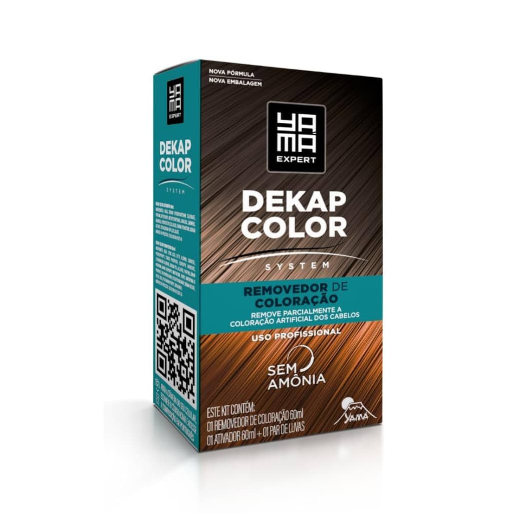 Removedor de Coloração Capilar Yamá Dekapcolor System 120ml – Ação Suave e Segura