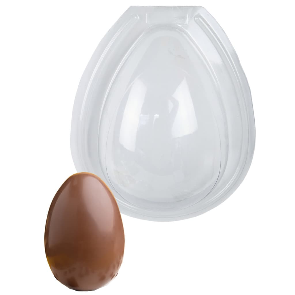 Forma com Silicone 3 partes para Chocolate Ovo de Páscoa 1 kg - Forma chocolate ovo de Páscoa