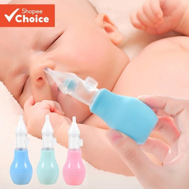 Aspirador nasal De silicone De Fluxo Inverso Pressão Manual Para Bebês