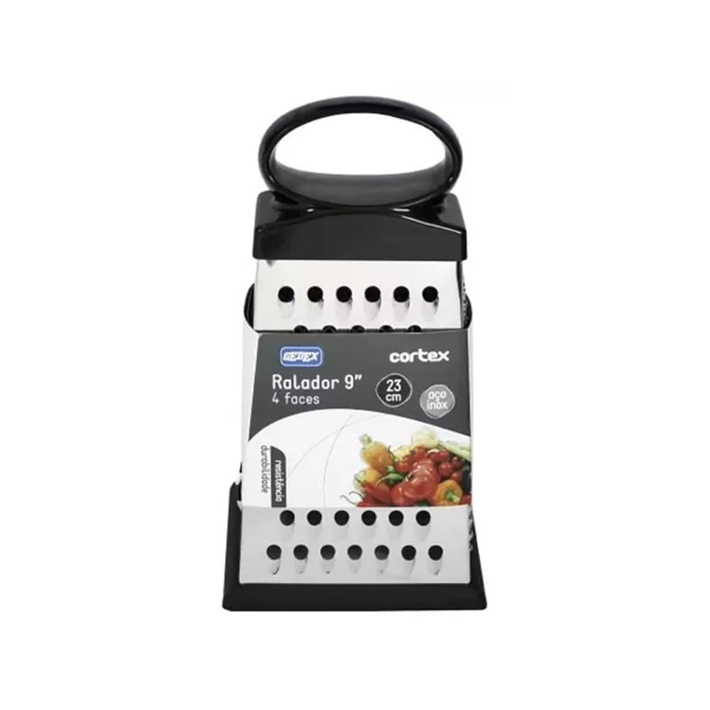 Ralador 9" 4 Faces Alça Redonda Preto Cortex