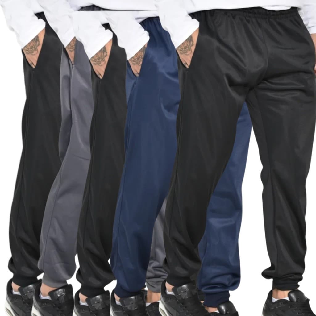 KIT 5 Calça De Inverno Adulta Chipa Masculino Flanelada Frio Homem