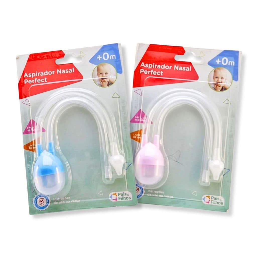 Aspirador Nasal Perfect para Bebê com Sucção Suave e Segura - Pais Filhos