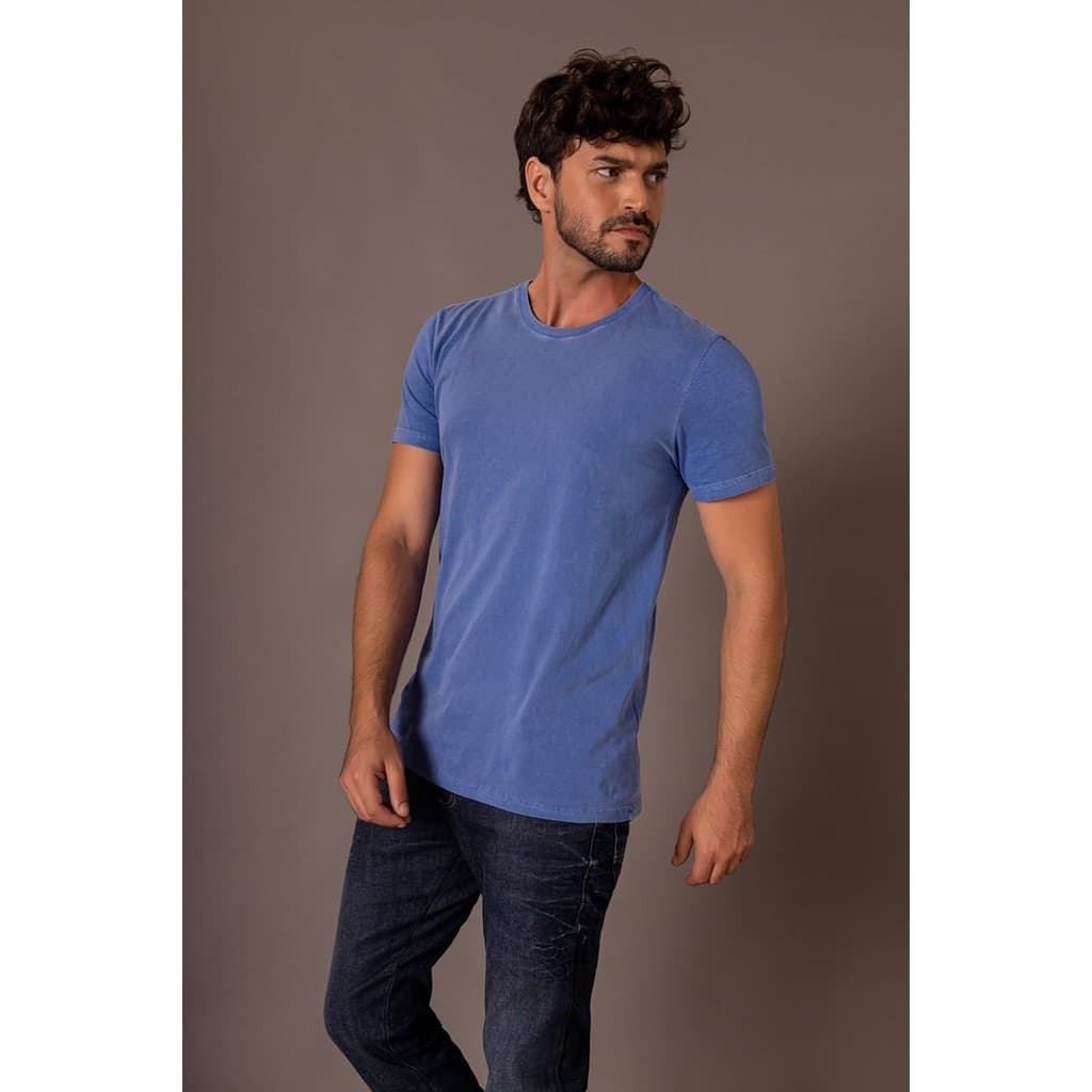Camiseta Estonada Azul Royal