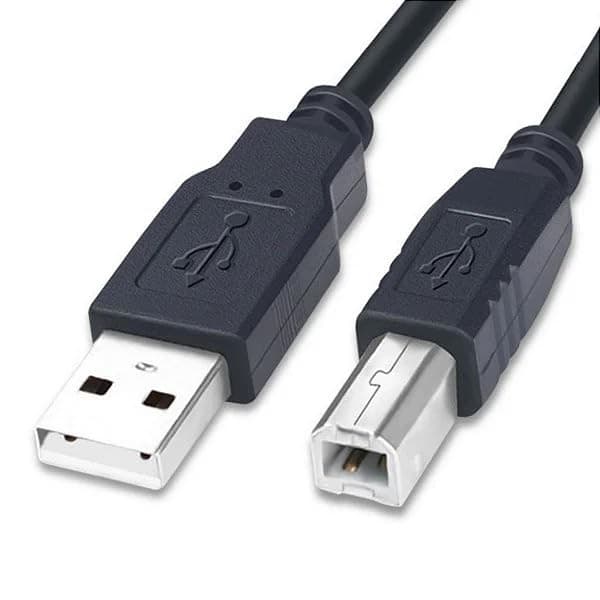 Cabo USB para Impressora, Scanner, Térmica, 1,8 Metros, Preto, Universal