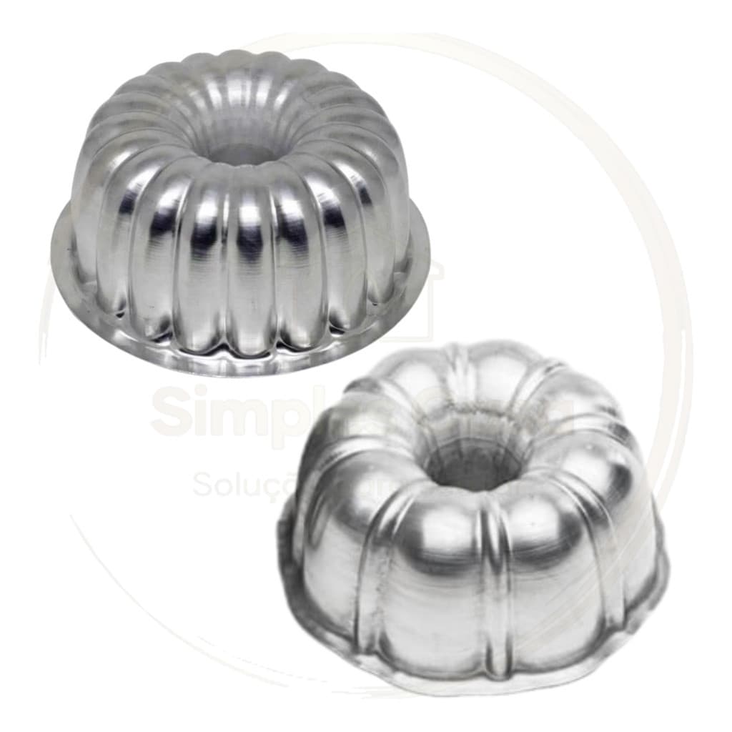 Kit 2 Formas Bolo Torta Pudim Suíça 2 + Suíça 1 (g) Premium