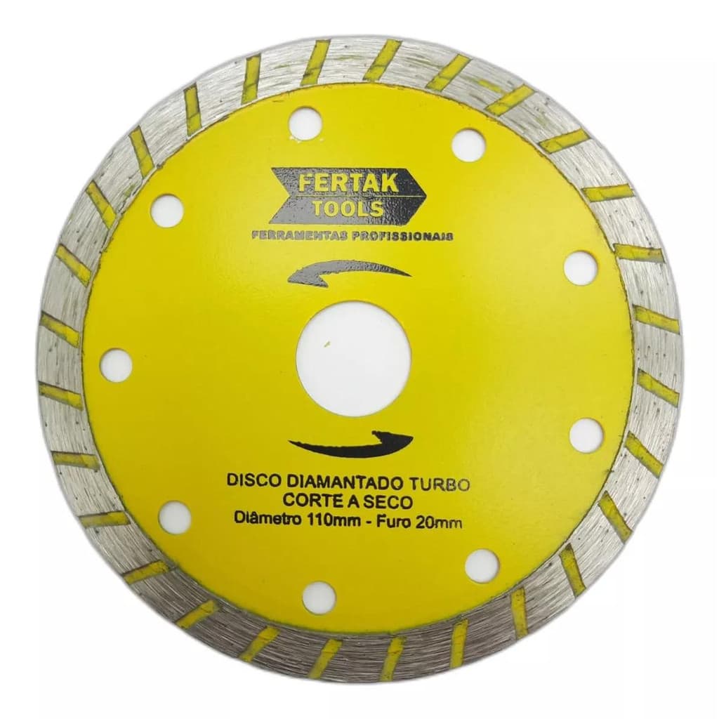 DISCO DIAMANTADO SEGMENTADO 20 X 110 MM DB FERTAK