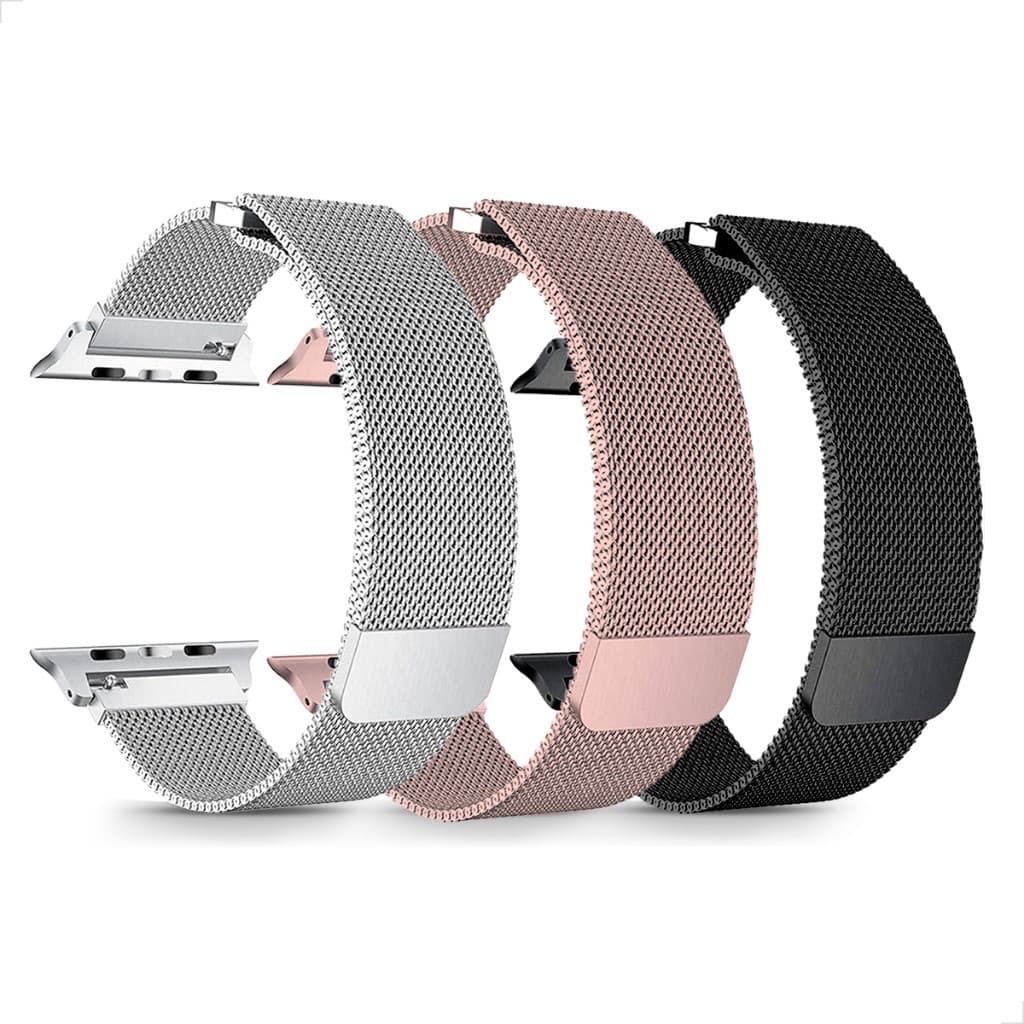 Kit 3 Pulseiras Magnética Para Smartwatch Relógio apple watch Inteligente metal 38mm 40mm 41mm / 42mm 44mm 45mm 49mm