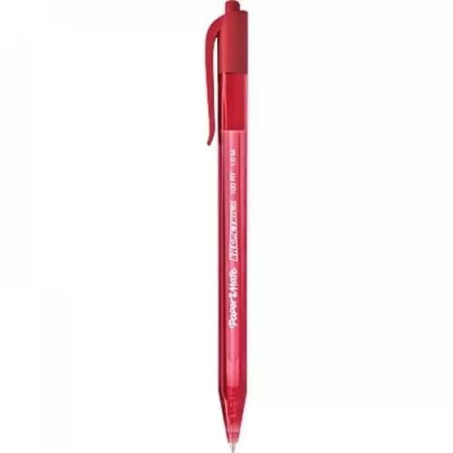 CANETA KILOMETRICA 100RT ESF.1.0 PAPERMATE VERMELH