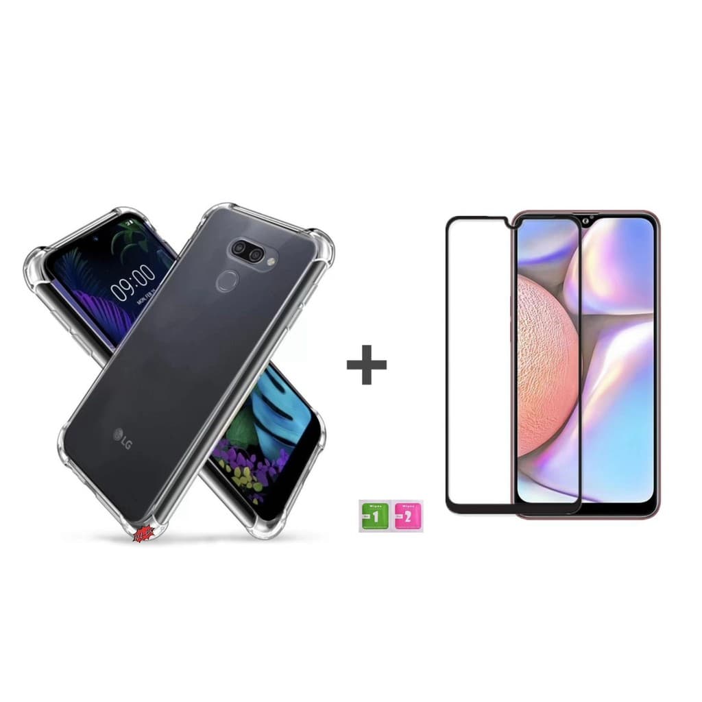Capinha Para LG K50s / K40s  Anti Impacto Transparente + película Vrido 3D / 9D