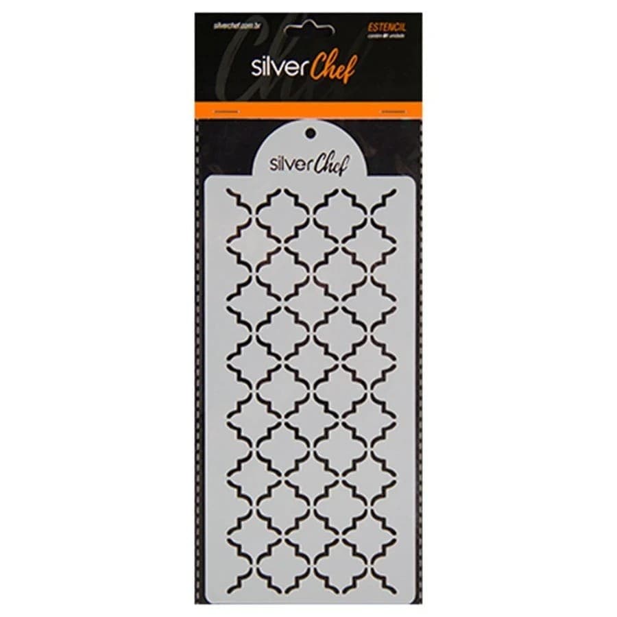 Estêncil Plástico Silver FT262