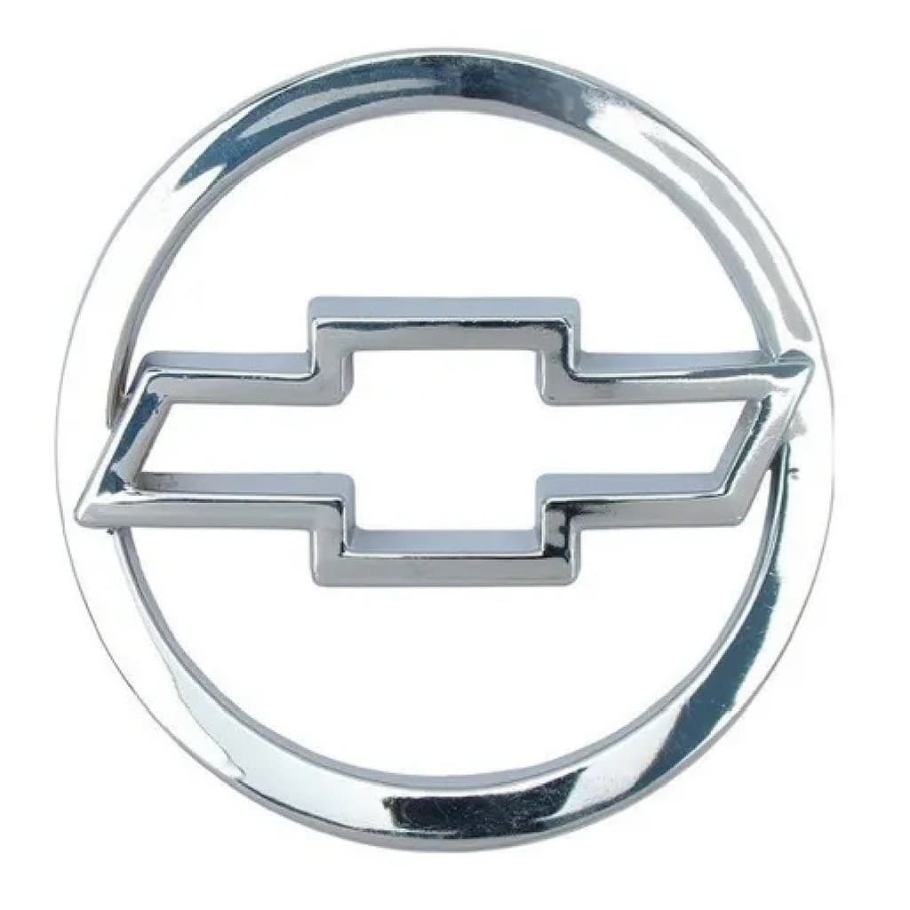 Emblema Logo Símbolo Gravata Cromado Mala Chevrolet GM Celta 2001 A 2005
