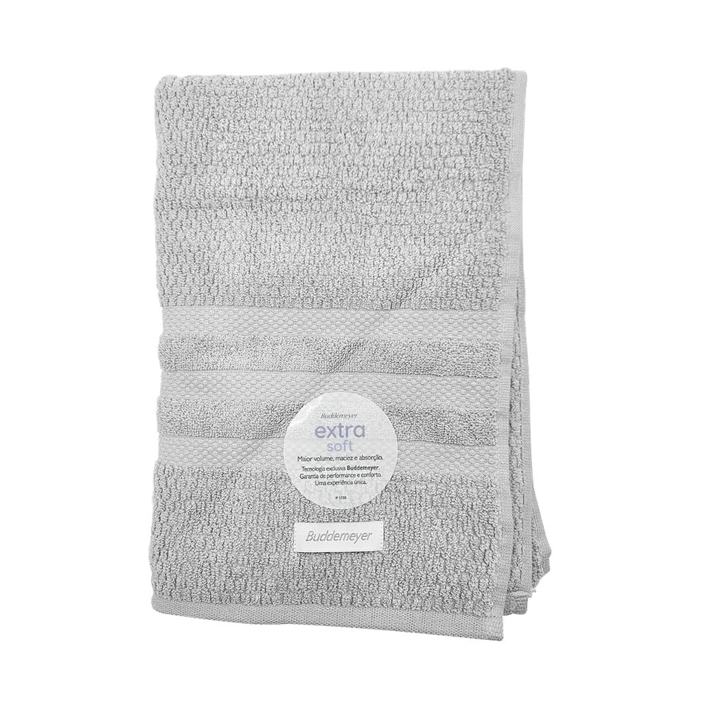 Toalha Buddemeyer Vanilla Banho 100% Algodão ExtraSoft Cinza