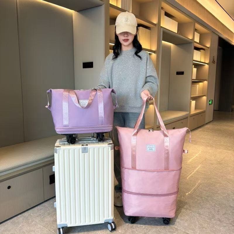 Bolsa De Viagem Dobrável Grande Capacidade Impermeável