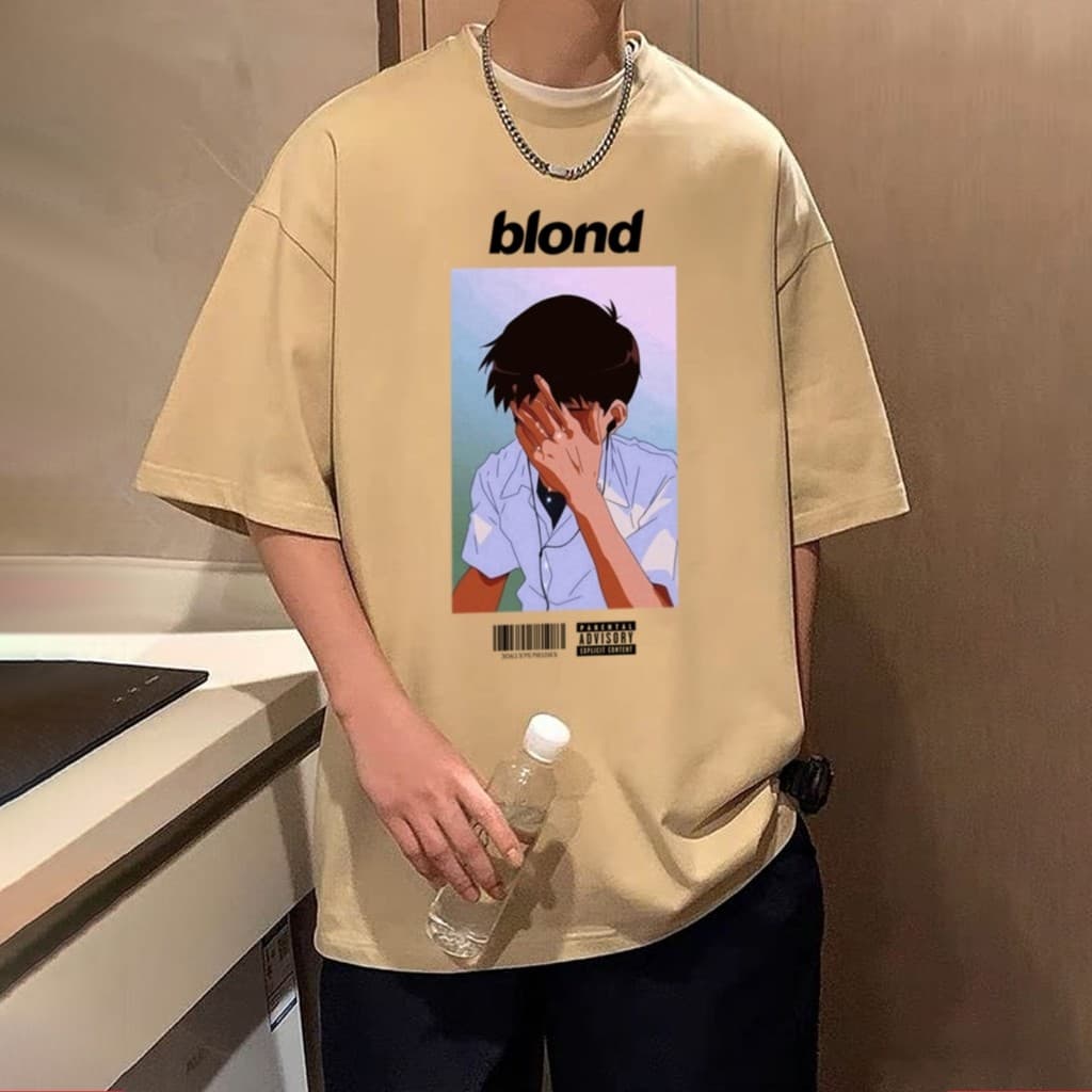 Camisa camiseta básica streetwear "shinji blond"  Trend Box Mania