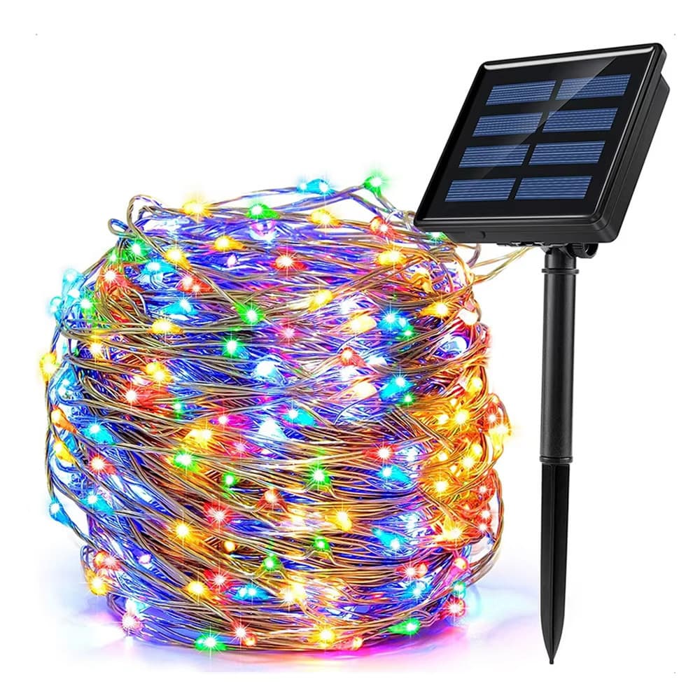 Outdoor impermeável Solar LED String Lights, Fairy Lights, jardim guirlanda, feriado, festa de Natal, 10m/20m/30m