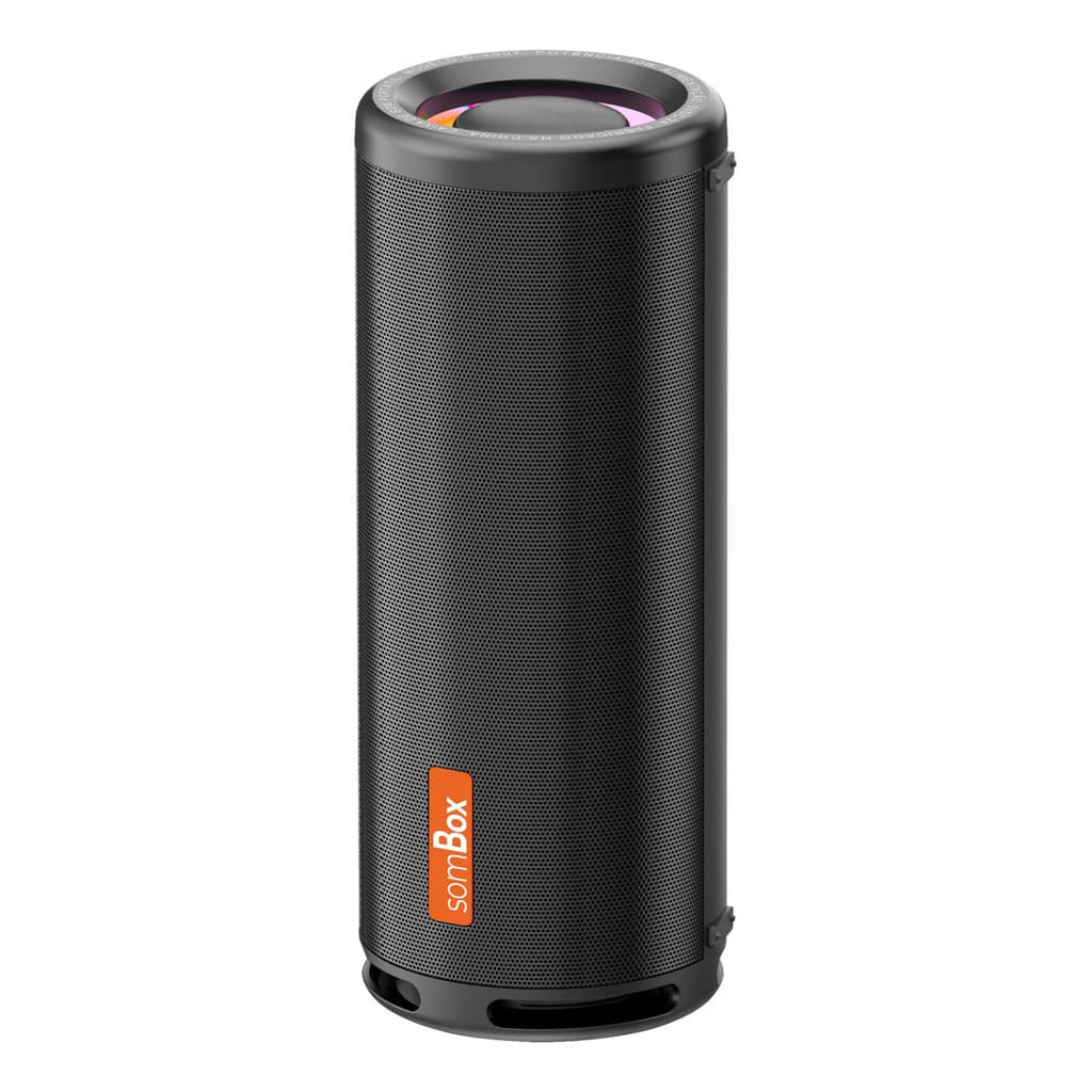 Caixa De Som 50w Portátil Bluetooth Praia A Prova D'água