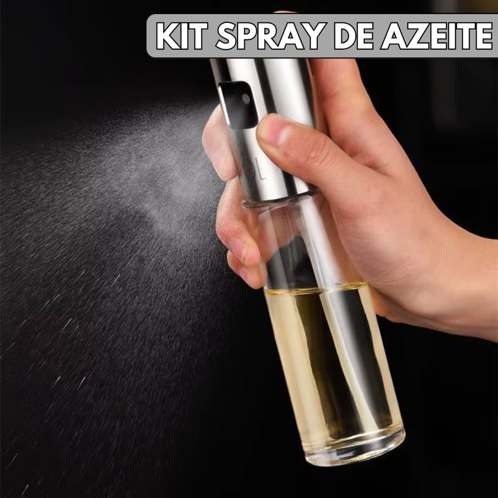 Kit Pulverizador Azeite Vinagre Spray 100ml Borrifador Galheteiros Culinário - Escolha Seu Kit