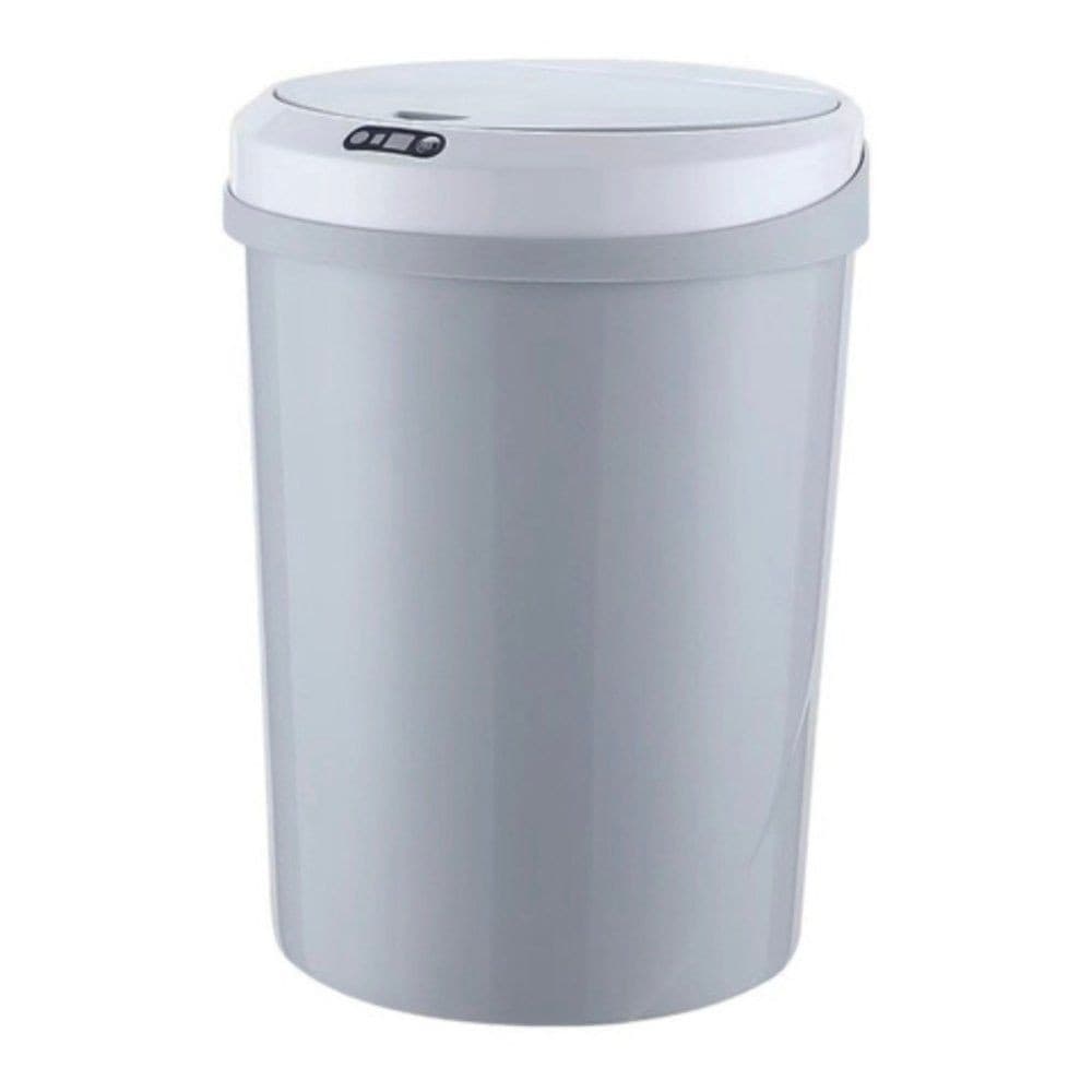 ⚡ Lixeira Automática Cinza 12L – Sensor de Proximidade, USB Recarregável e Design Moderno