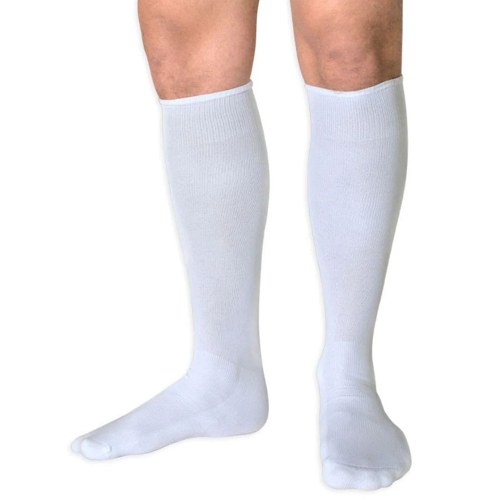 Kit 15 Pares Meião Branco Futebol Adulto Reforçado - TRB