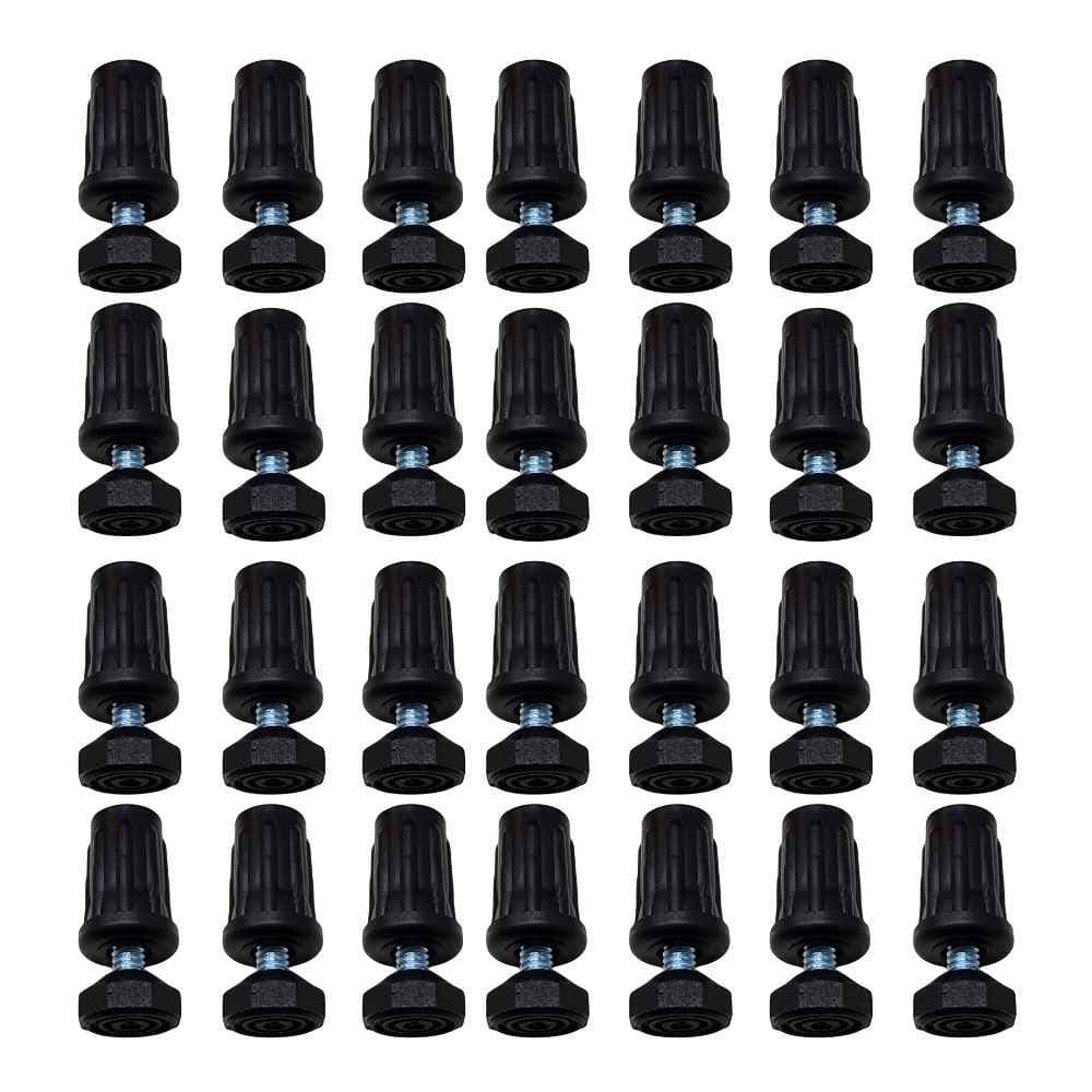 Bucha Rosca para Tubo 3/4 e Pé Nivelador Rosca 1/4 – Kit com 50 Unidades